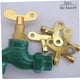 thumbnail image 4 of Llave de grifo con orificio cuadrado para radiador, 2 unidades, de latón, para drenaje de plomería, 4 of 5