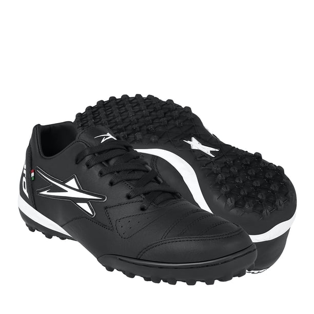 TENIS FUTBOL HOMBRE EESCORD 8020 PIEL NEGRO