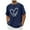 Navy(New), variant on PNTUTB Men's Fashion Valentine's Day Themed Prints Casual Loose Comfortable Short Sleeve Crew Neck T-shirt
