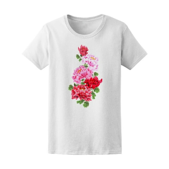 Ancient Chinese Bouquet Flower Tee Women's -Image by Shutterstock
