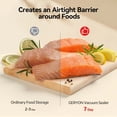 thumbnail image 6 of GERYON Food Vacuum Sealer for Food Store Built-in Cutter with Starter Kit Dry & Moist Food Mode, 6 of 13