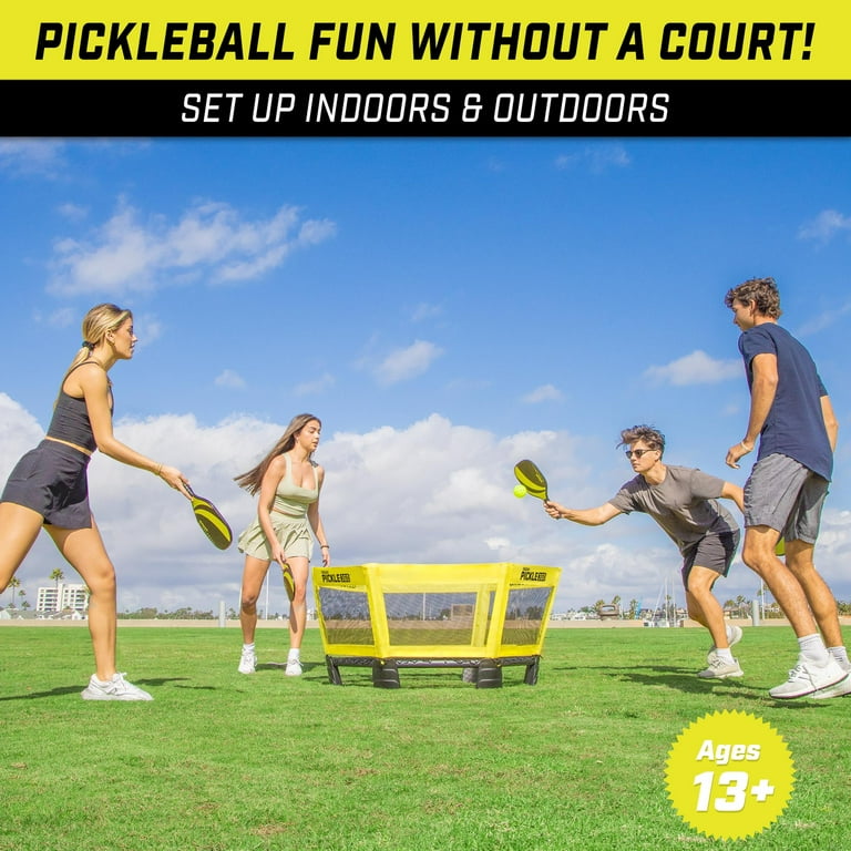 GoSports Pickle 360 Game Set - Pickleball Meets Roundnet - Outdoor