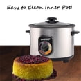 thumbnail image 3 of Brentwood Appliances TS-1020S 10-Cup Uncooked/20-Cup Cooked 700-Watt Stainless Steel Crunchy Persian Rice Cooker with Lid, 3 of 9