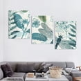 thumbnail image 4 of Shadudu Dragonflies Flowers Leaves Canvas Wall Art Set of 3 Unframed Decor for Living Room Bedroom Office, 12x16 Inches Each 12"x16"x3pcs, 4 of 6