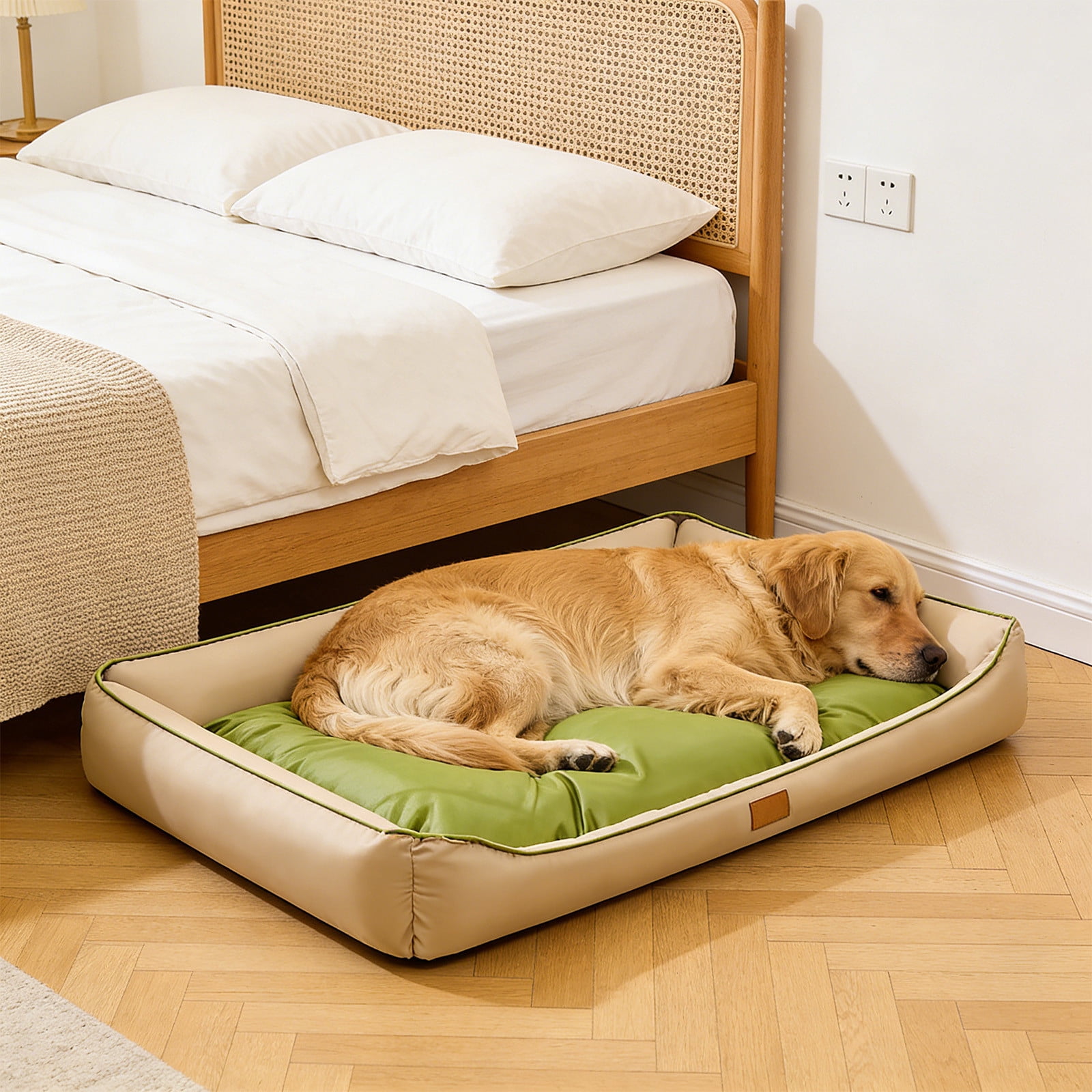 AuroraX Cooling Dog Bed Waterproof Pet Bed Non-Slip Indoor Outdoor Summer Portable Dog Bedding