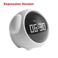 thumbnail image 4 of Reloj Despertador Seitruly con Expresión Bonita para Niños Electrónica Blanco Emoticono, 4 of 6