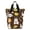 Brown Rabbit Pattern, variant on Iauyy Diaper Bag Backpack, 15L Large Capacity Diaper Bag Tote, Nylon Fabric for Outdoor Travel Shopping, Flower and Cloud Patterns