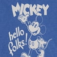thumbnail image 3 of Mickey & Friends - Mickey Mouse Hello Folks - Women's Short Sleeve Graphic T-Shirt, 3 of 5