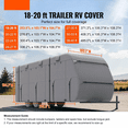 thumbnail image 2 of RV Cover 18-20 ft Class A - Waterproof Travel Trailer Cover, Non-Woven Fabric, All-Weather Protection, 2 of 7