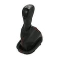 thumbnail image 1 of Pomo de Cambio de Marcha Manual de 6 Velocidades Único Bargains con Cubierta para Mercedes-Benz W203 S203 2000-2007, Palanca de Cambio de Plástico y Cuero Sintético, Negro Rojo, 1 of 7