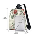 thumbnail image 3 of FORMRS Women's Travel Backpack Purse Anti-Theft Hidden Pockets Casual Shoulder Bag, Red Floral Pattern, 3 of 7