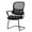 Black, variant on Demi Bonn Office Desk Chair No Wheels, Ergonomic Executive Sled Base Mesh Computer Chairs, Stable for Focus, Black