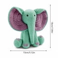 thumbnail image 3 of Crochet Kit for Beginners Adults - DIY Amigurumi Elephant Knitting Starter Kit with Yarn Sets, Crochet Animal Kit Cute Stuffed Animal Craft Birthday Gifts,Multicolor, 3 of 5