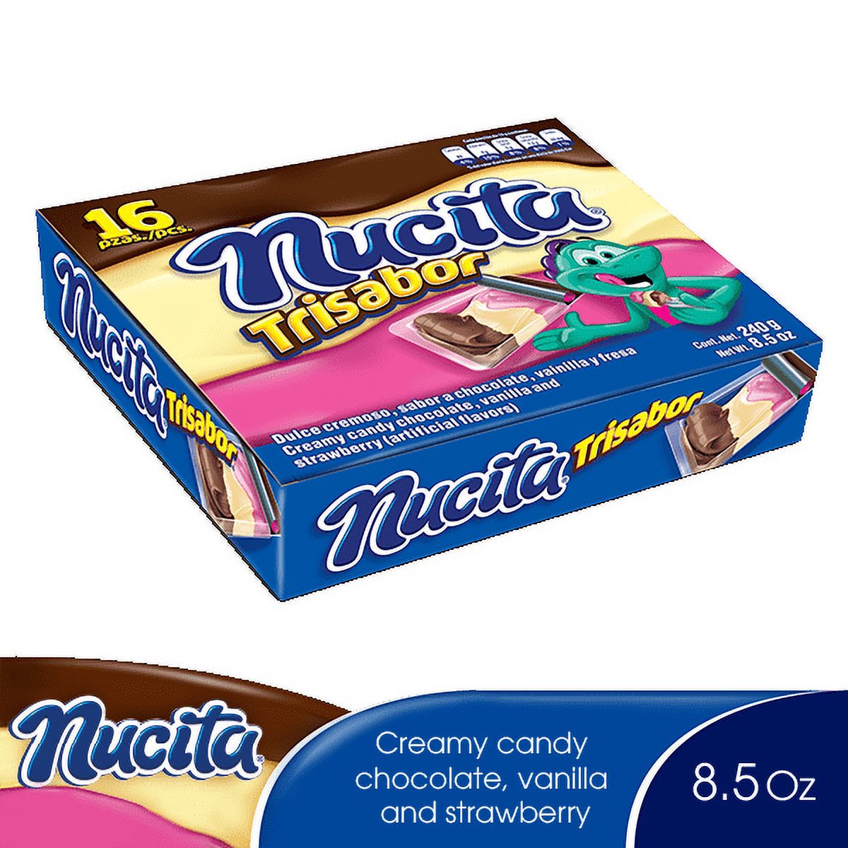 Nucita Trisabor Candy, 8.5 oz, Pack of 1