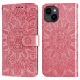 thumbnail image 1 of Funda tipo cartera GANGXUN para iPhone 15 , diseño girasol, cuero PU, soporte, cierre magnético, tarjetero, 1 of 5