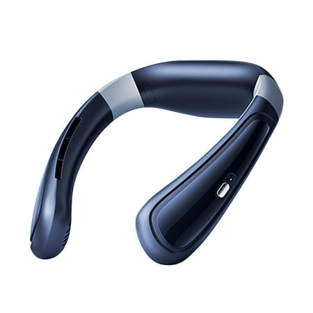 

OYAMBE 2024 New Neck Fan Portable Fan around Neck Wearable Personal Fan with USB Rechargeable High Wind Power Ultra Quiet No Leaf Hanging Neck Convenient Mini Portable Student Sport