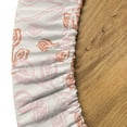 thumbnail image 5 of Ambesonne Floral Fitted Round Tablecloth, Flourishing Flowers Spring, 45"- 56" Diameter, Salmon Rose and Off White, 5 of 5
