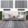thumbnail image 3 of OLANLY Waterproof Outdoor Rug 4x6 ft, Reversible Plastic Patio Rug Outdoor Carpet, Geometric Pattern Large Outdoor Area Rug Deck Rugs for R, 3 of 9