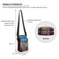 thumbnail image 6 of HELLHERO Welcome Garden Messenger Bag for Men, Women Women Adjustable Shoulder Strap Crossbody Bags Polyester Lightweight, 6 of 7