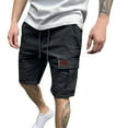 thumbnail image 2 of adviicd Men Pants For Hot Weather Men'S Shorts Mens Cargo Shorts Multi Pockets Twill Cotton Relaxed Fit Outdoor Camo Cargo Short for Men Black XL, 2 of 3
