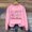 #0356-Pink, variant on Uootdi Heart Printed Sweatshirts for Women Funny Love Heart Graphic Long Sleeve Shirts Crewneck Pullover Top Holiday Pullover Outfits Gift