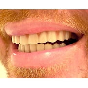 أسنان مرنة مريحة ذات ابتسامة فورية - مجموعة متطابقة علوية وسفلية، ظل طبيعي!