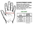 thumbnail image 4 of Durable Gloves for Motorcycle Cycling Riding Camping Outdoor Hiking - Half Finger Gloves (Black, Large), 4 of 5