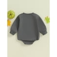 thumbnail image 5 of ZINTAOZT Newborn Halloween Outfit Girl Boy Little Boo Romper Bubble Sweatshirt Bodysuit Fall Halloween Baby Clothes, 5 of 8