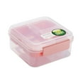 thumbnail image 2 of HOZVOMI Double Layer Leak-proof Bento Lunch Box - Microwave & Freezer Safe, Compartment Picnic Salad Container for Office, School, 2 of 5