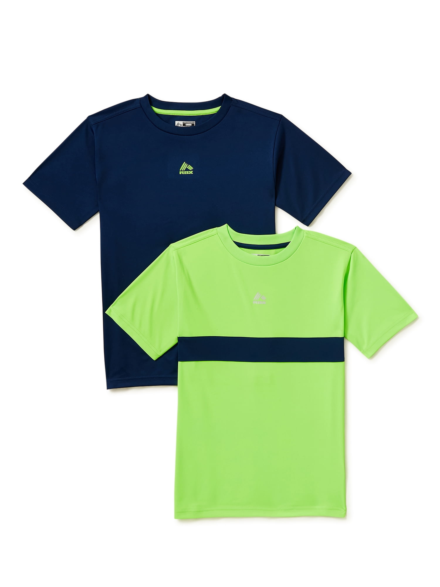 RBX Boys' Neon Performance T-Shirts, 2-Pack, Sizes 8-20