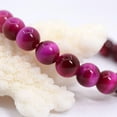 thumbnail image 2 of Leander Gem Semi Precious Gemstone 8mm Round Beads Stretch Bracelet 7 Inch Unisex, 2 of 4