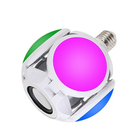 

Kayannuo Clearance Smart Home Lights LED Light Bulb With Integrated Bluetooth Speaker E27 RGB Changing Lamp Wireless Stereo Audio 24 Keys Remote Control RGB Color Changing Speake