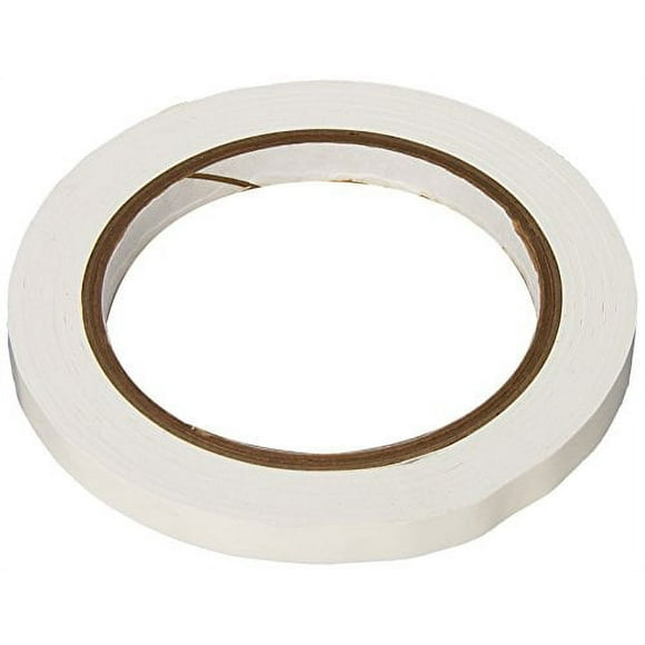 TapeCase 3/8-72-414W TC414 0.375" X 72YD White - UPVC, White Bag Sealing Tape, 3/8" Wide, 72 yd. Length, White (1 ROLL)