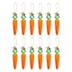 thumbnail image 1 of Adornos colgantes de zanahorias de Pascua, adornos artificiales de plástico para festivales de zanahorias, decoraciones para fiesta en casa, 12 Uds., 1 of 5