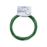 Dazzle It Aluminum Wire 12ga Rnd 30ft Green