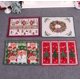 thumbnail image 3 of Mantel navideño Hweilai 45,7 x 30,5 cm decoración para cenas navideñas juego de cuatro piezas, 3 of 5