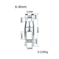 thumbnail image 2 of Connecteur d'Ancrage de Yacht en Acier Inoxydable 316 Joint Universel Pivotant Bidirectionnel Anneau de Rotation, Longue Durée, 2 of 5