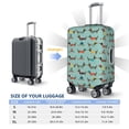 thumbnail image 5 of Haiem Dachshund Dog Puppy Luggage Cover Printed Suitcase Covers for Luggage Elastic Washable Suitcase Protector Fits 18-32 Inch Luggage-Medium, 5 of 8
