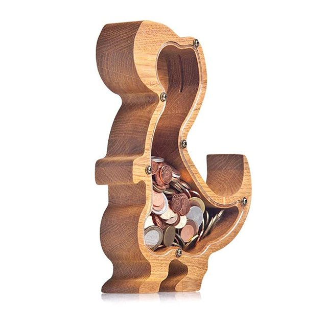 Animal De Madera Personalizada, Hucha De Moneda De Animal Para Niñas Y Niños, Adorno De Regalo Personalizado De Cumpleaños De Navidad Único Minnieouse HA045179-02