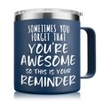 thumbnail image 1 of Taza NOWWISH para regalos de Navidad para hombre, 400 ml, color azul marino, 1 of 7