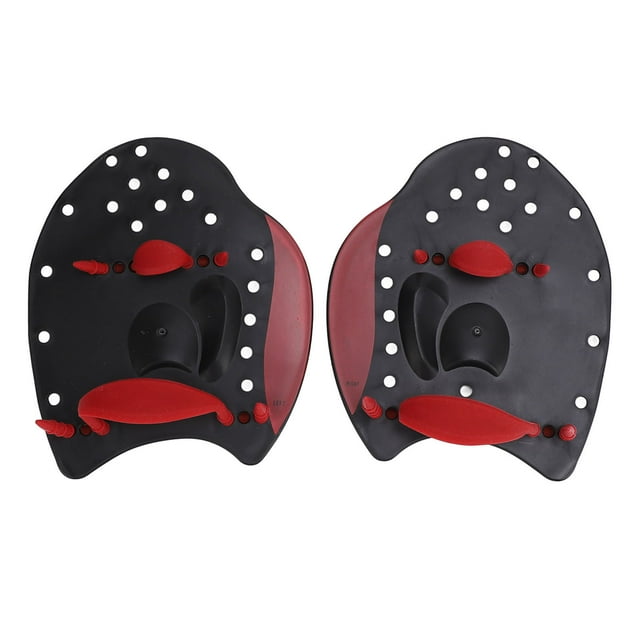 Pagaies de Natation Réglables avec Trous Perforés, Outil d'Entraînement en Silicone pour la Natation