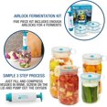 thumbnail image 3 of Kit de Fermentation Simply Sauer - Compatible avec Bocaux Mason à Grand Ouverture - Fournitures Incluses, 3 of 6
