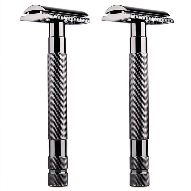 2X Safety Double Edge Razor for Men Barber Straight Razor Holder Men's Shaving Face Razor Blades Shaving Machine