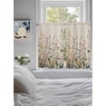 thumbnail image 4 of Kitchen Curtains 54 Inches length, Vintage Botanical Window Treatment Curtain Drapes, Spring Floral Summer Botanical Rustic Decorative Window Curtains for Bedroom Cafe, 52"x54", 2 Panels, 4 of 7