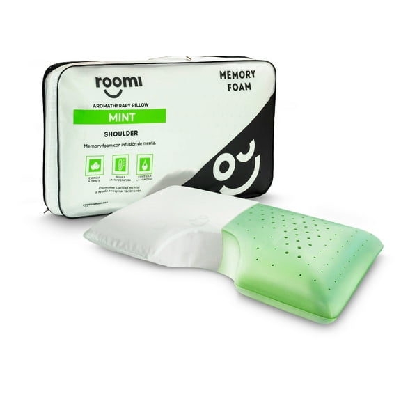 Almohada Shoulder ROOMI Aromaterapia Esencia Menta Queen