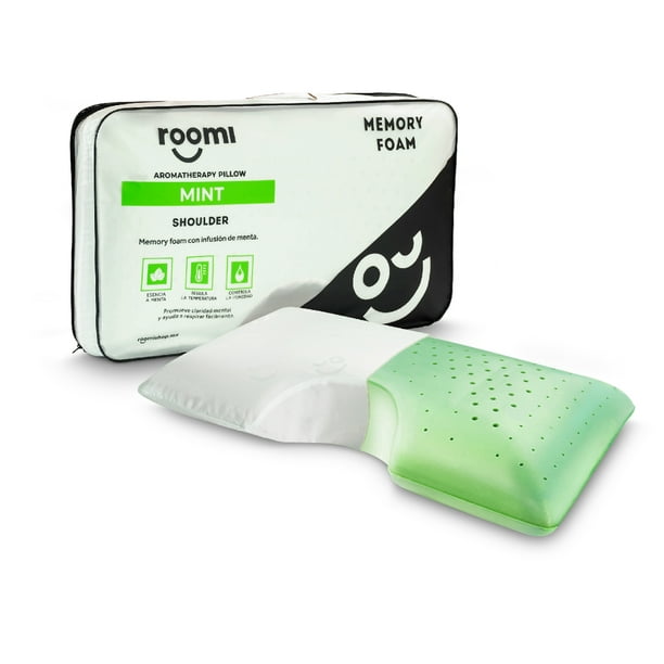Almohada Shoulder ROOMI Aromaterapia Esencia Menta Queen