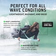 thumbnail image 4 of THURSO SURF 42'' Bodyboard Body Boards for Beach Lightweight PE Core IXPE Deck HDPE Bottom FRP Stringers Body Boards Double Swivel Board Leash and Carrying Bag Lightning Turquoise, 4 of 7