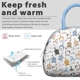thumbnail image 3 of Sweet Cat Lunch Bag – Adorable Pattern for Funny and Loving Cat Enthusiasts, 3 of 4