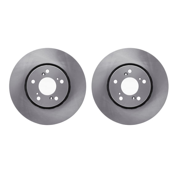 Dynamic Friction Company Front Brake Rotors 6002-58025