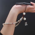 thumbnail image 2 of Miangastore Agate Beaded Phone Wrist Strap 1Pcs 11In Multi Color Anti Lost Function, 2 of 9